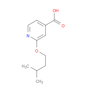 2-(3-Methylbutoxy)-4-pyridinecarboxylic acid