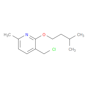 3-(Chloromethyl)-6-methyl-2-(3-methylbutoxy)pyridine