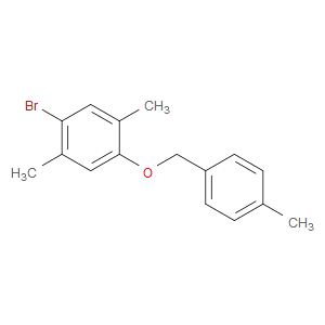 1-bromo-2,5-dimethyl-4-((4-methylbenzyl)oxy)benzene