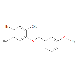 1-bromo-4-((3-methoxybenzyl)oxy)-2,5-dimethylbenzene