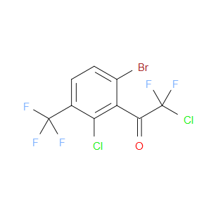 1-(6-bromo-2-chloro-3-(trifluoromethyl)phenyl)-2-chloro-2,2-difluoroethanone