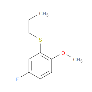 (5-fluoro-2-methoxyphenyl)(propyl)sulfane