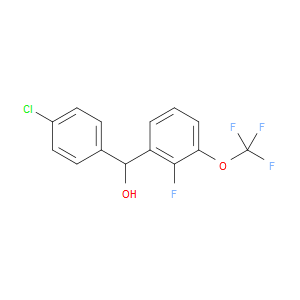 (4-chlorophenyl)(2-fluoro-3-(trifluoromethoxy)phenyl)methanol