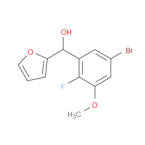 (5-bromo-2-fluoro-3-methoxyphenyl)(furan-2-yl)methanol