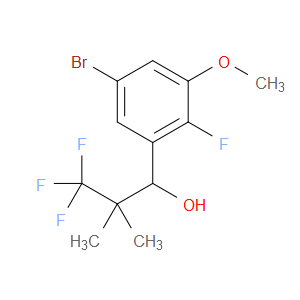 1-(5-bromo-2-fluoro-3-methoxyphenyl)-3,3,3-trifluoro-2,2-dimethylpropan-1-ol