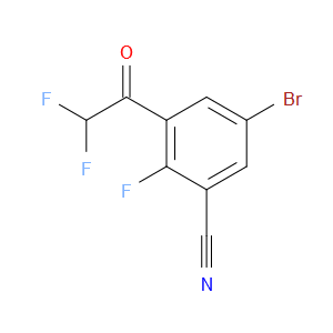 5-bromo-3-(2,2-difluoroacetyl)-2-fluorobenzonitrile