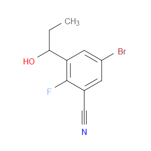 5-bromo-2-fluoro-3-(1-hydroxypropyl)benzonitrile