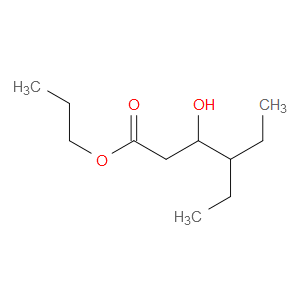 propyl 4-ethyl-3-hydroxyhexanoate