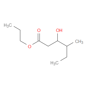 propyl 3-hydroxy-4-methylhexanoate