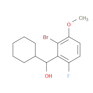 (2-bromo-6-fluoro-3-methoxyphenyl)(cyclohexyl)methanol