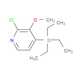2-chloro-3-methoxy-4-(triethylsilyl)pyridine