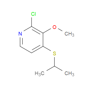 2-chloro-4-(isopropylthio)-3-methoxypyridine