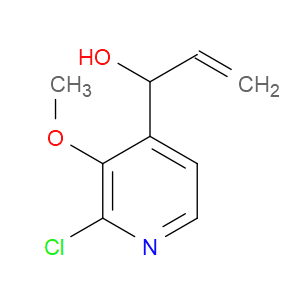 1-(2-chloro-3-methoxypyridin-4-yl)prop-2-en-1-ol