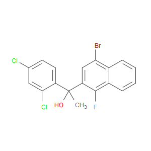 1-(4-bromo-1-fluoronaphthalen-2-yl)-1-(2,4-dichlorophenyl)ethanol