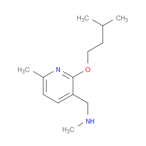 N,6-Dimethyl-2-(3-methylbutoxy)-3-pyridinemethanamine