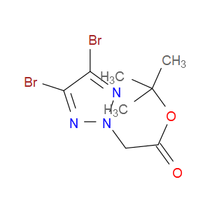 tert-butyl 2-(4,5-dibromo-2H-1,2,3-triazol-2-yl)acetate