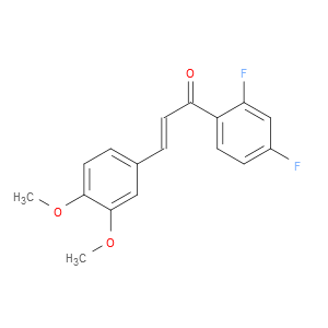 (2E)-1-(2,4-Difluorophenyl)-3-(3,4-dimethoxyphenyl)-2-propen-1-one