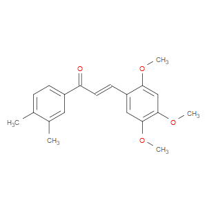 (2E)-1-(3,4-Dimethylphenyl)-3-(2,4,5-trimethoxyphenyl)-2-propen-1-one