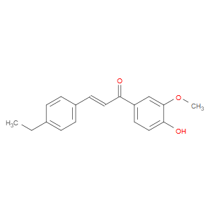 (2E)-3-(4-Ethylphenyl)-1-(4-hydroxy-3-methoxyphenyl)-2-propen-1-one