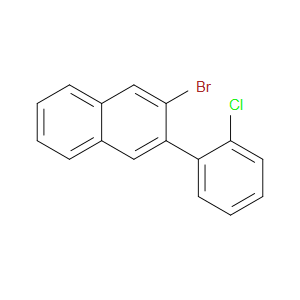 Naphthalene, 2-bromo-3-(2-chlorophenyl)-