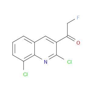 1-(2,8-dichloroquinolin-3-yl)-2-fluoroethanone