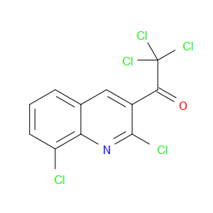 2,2,2-trichloro-1-(2,8-dichloroquinolin-3-yl)ethanone