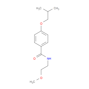 N-(2-Methoxyethyl)-4-(2-methylpropoxy)benzamide