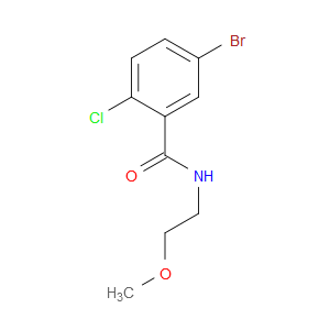 5-Bromo-2-chloro-N-(2-methoxyethyl)benzamide