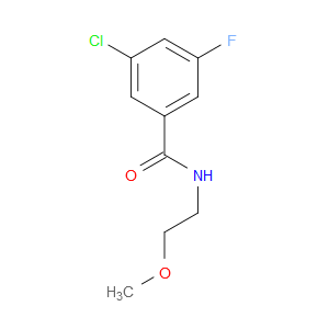 Benzamide, 3-chloro-5-fluoro-N-(2-methoxyethyl)-