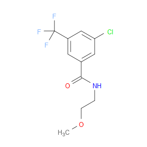 Benzamide, 3-chloro-N-(2-methoxyethyl)-5-(trifluoromethyl)-