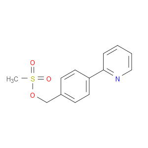 Benzenemethanol, 4-(2-pyridinyl)-, 1-methanesulfonate