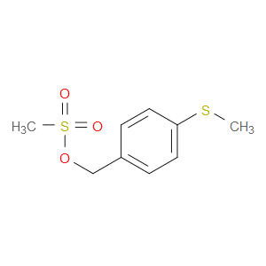 Benzenemethanol, 4-(methylthio)-, 1-methanesulfonate
