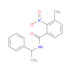 3-methyl-2-nitro-N-(1-phenylethyl)benzamide