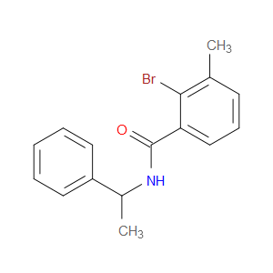 2-Bromo-3-methyl-N-(1-phenylethyl)benzamide