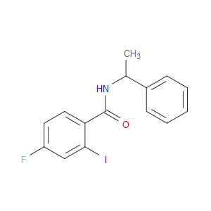 4-Fluoro-2-iodo-N-(1-phenylethyl)benzamide