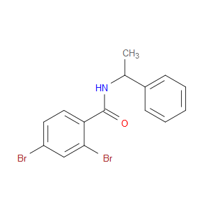 2,4-Dibromo-N-(1-phenylethyl)benzamide
