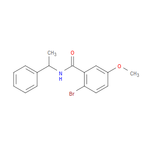 2-Bromo-5-methoxy-N-(1-phenylethyl)benzamide