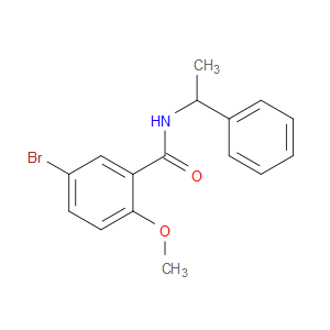 5-Bromo-2-methoxy-N-(1-phenylethyl)benzamide