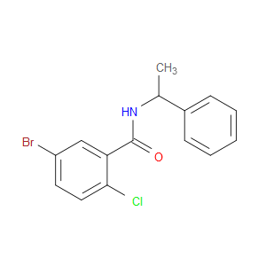 5-Bromo-2-chloro-N-(1-phenylethyl)benzamide