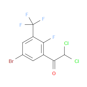 1-(5-bromo-2-fluoro-3-(trifluoromethyl)phenyl)-2,2-dichloroethanone