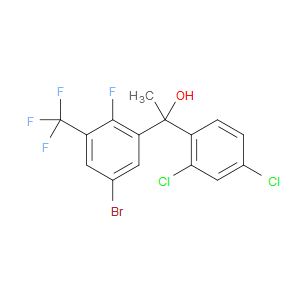 1-(5-bromo-2-fluoro-3-(trifluoromethyl)phenyl)-1-(2,4-dichlorophenyl)ethanol