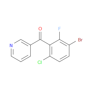 (3-bromo-6-chloro-2-fluorophenyl)(pyridin-3-yl)methanone