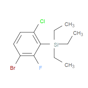 (3-bromo-6-chloro-2-fluorophenyl)triethylsilane