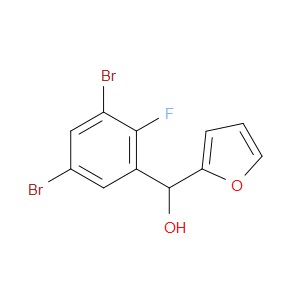 (3,5-dibromo-2-fluorophenyl)(furan-2-yl)methanol