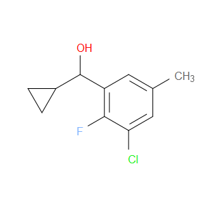 (3-chloro-2-fluoro-5-methylphenyl)(cyclopropyl)methanol