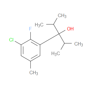 3-(3-chloro-2-fluoro-5-methylphenyl)-2,4-dimethylpentan-3-ol