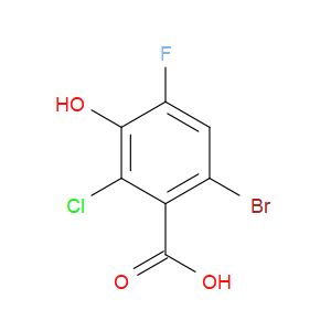 6-Bromo-2-chloro-4-fluoro-3-hydroxybenzoic acid