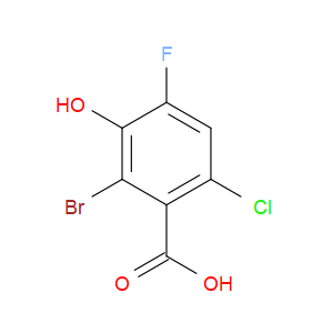 2-Bromo-6-chloro-4-fluoro-3-hydroxybenzoic acid