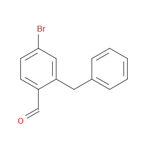 Benzaldehyde, 4-bromo-2-(phenylmethyl)-