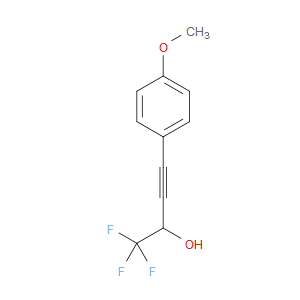 1,1,1-Trifluoro-4-(4-methoxyphenyl)-3-butyn-2-ol